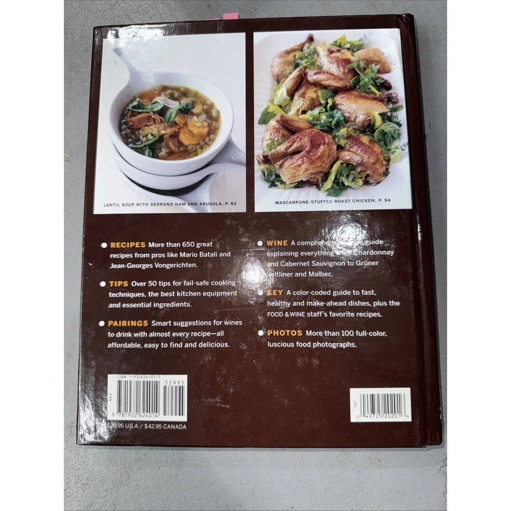 USED‎ Food And Wine Annual Cookbook An Entire Year Of Recipes 2005 Hardcover